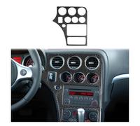 Adhesivo Decorativo Para Cubierta Las Rejillas Ventilación Aire Acondicionado Panel Central CD Para ALFA ROMEO 159 2005 En Adelante HGMGFYCX(Black LHD)