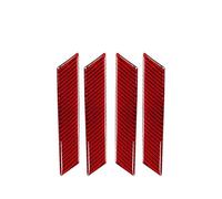 Adhesivo Decorativo Para El Interior Del Automóvil Moldura Para Tirador Puerta Reposabrazos Para VW Para Golf 7 GTI R GTE GTD Mk7 2013-2017 Accesorios De Decoración Interior(ROJO)