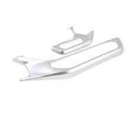 Adhesivo Decorativo Para El Marco De La Salida Aire Del Control Central Coche, Para Serie 1, 2, F40, F44 2020-2024 MCQNDS(Plata)