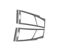 Adhesivo Decorativo Para El Marco La Salida Aire Acondicionado Izquierdo Y Derecho Panel Instrumentos Coche, Para Serie 1 E87 2008-2013 Molduras interiores de coche