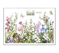 Adhesivo decorativo para inodoro, diseño de flores delicadas y mariposas para infundir elegancia en tu baño, calcomanías divertidas para tanque de baño
