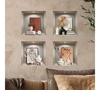 Adhesivo decorativo para pared (60 x 60 cm), diseño de objetos