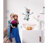 Adhesivo decorativo para pared, diseño de Frozen de Anna y Elsa, tamaño 50 x 70 cm