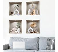 Adhesivo decorativo para pared, efecto 3D, diseño 3D, adhesivo decorativo para pared, dormitorio, adulto, adhesivo de pared 3D, decoración de salón, pegatinas de pared