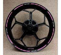 Adhesivo Decorativo para Rueda De Motocicleta para Yamaha MT-09, Protector para Llanta Reflectante E Impermeable(Style 30)