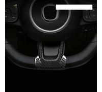 Adhesivo decorativo para volante con patrón de fibra de carbono para Fiat 500 y para coches Abarth 595 695 595C 695C 695C construidos entre 2011 y 2024