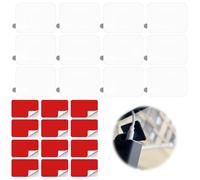 Adhesivo Doble Cara, 12 PCS Cinta de Doble Cara Extrafuerte y 12PCS Pegatinas para Cámara de Parabrisas, Almohadillas Adhesivas para Dash Cam, Soporte para Salpicadero de Coche, Resistente al Calor
