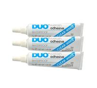Adhesivo DUO resistente al agua para pestañas y cejas - Paquete de 3 unidades con pequeño defecto de fabricación en el empaque - Fijación fuerte
