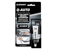 Adhesivo Epoxi Bicomponente Q-AUTO QUIADSA - 20 ml - Especial Automoción - Alta Resistencia, Rápido, Translúcido - Pega Metal, Vidrio, Fibra, Goma, Madera