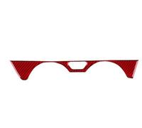 Adhesivo Fibra Carbono Suave Real Para Kia Para Sportage 2022 2023 2024 2025 Volante A Izquierda A Derecha Embellecedor Marco Portavasos Palanca .(For LHD Red Carbon)