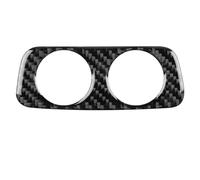 Adhesivo Fibra Carbono Suave Real Para Kia Para Stinger 2019 2020 2021 2022 2023 LHD Coche Puerto Carga Trasero Orificio USB Marco Embellecedor(Black Carbon)