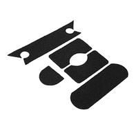 Adhesivo Fuerte para Casco, Pegatina de Bucle, Accesorio Militar para Cascos IBH, Equipo táctico Airsoft, Negro, Tostado, 5 uds. (Negra)