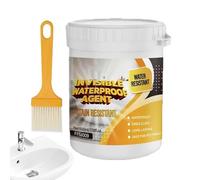 Adhesivo impermeable, 100 g anti-leakage invisible | 2,16 x 3,14 pulgadas Outdoor Sealant Waterproof with Brush | for Roof Repair Floor Basement Concrete Metal Tile Indoor Outdoor
