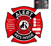 Adhesivo Interior Para Mascotas | Guardar Las Pegatinas Para Ventanas De Búsqueda De Nuestras Mascotas Para La Seguridad De Los Bomberos | Adhesivo Adhesivo Para Mascotas Resistente