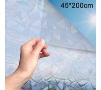 Adhesivo iridiscente para ventanas, decorativo, con efecto vitral, adhesivo estático para ventanas.