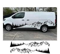 Adhesivo Lateral para carrocería de Coche, para Toyota ProAce Verso City Mountains Forest Styling Van Camper Graphics Decor Decal Auto Accessories Decor Decal Accessories