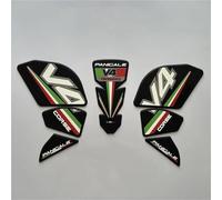 Adhesivo Lateral para Depósito De Combustible De Motocicleta para Ducati V4 Panigale V4S Streetfighter V4 S 2018-2021. Pegatina Protector Depósito(Color 2,X-1)