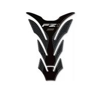 Adhesivo Lateral para Depósito De Combustible De Motocicleta para Yamaha FZ1 FZ8, Kit De Pegatinas Protectoras Impermeables para FAZER Protector Deposito Tanque(Negro 3)