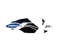 Adhesivo Lateral para Motocicleta para B&MW R1300GS Adventure R 1300 GS ADV 2024-2025. Kit De Protección De Basculante con Adhesivo De Resina. Protector para el Tanque(Azul)