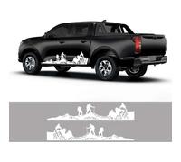 Adhesivo Lateral para Puerta de camioneta, para Great Wall GWM Pao Poer Wingle, calcomanías de Vinilo para Coche, Accesorios para Auto.