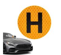 Adhesivo magnético para conductor para coche, histórica de vehículo con letrero en H, decoración automotriz para ventana, parabrisas, puerta, motocicleta, hogar, negocios, viajes