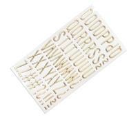 Adhesivo metálico 3D con números dorados de PVC brillante para diario, cuaderno, planificador, álbumes de recortes, letras adhesivas