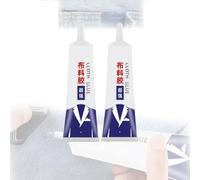 Adhesivo multiusos para cuero y tela, fuerte, permanente, transparente y lavable. (2PCS)