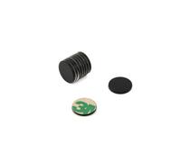 Adhesivo N42 Magnet Epoxi Negro Para Artes, Manualidades, Fabricación de Modelos, Bricolaje, Pasatiempos, Oficina Y Hogar - 10mm de Diámetro x 1mm - 0.58kg - Sur - Paquete de 10