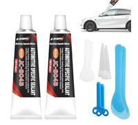 Adhesivo negro para carrocería de coche, 50 ml x 2 unidades
