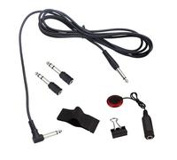 Adhesivo para cable de guitarra, ukelele, accesorio piezoeléctrico para micrófono, pastilla transductor con cable de 6,35 mm