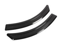 Adhesivo para Cejas de Rueda de Coche, 2 Piezas Tira de Cejas para Rueda de Coche 41,5 Cm Adhesivo Protector dede Rueda Anticolisión Universal Negro