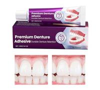 Adhesivo para Dentadura Postiza, Sellador Almohadilla Reparación 40g, Fijador, Para Hombres y Mujeres Adultos con Prótesis