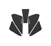 Adhesivo para depósito de motocicleta Para FZ09 Para Fz09 2021-2024 Almohadilla Antideslizante Tanque Combustible Agarre Rodillas Adhesivo Lateral Tanque Para MT-09 Para Mt09 Para MT09(1 set black)