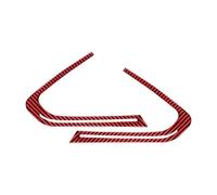 Adhesivo Para El Interior Del Para Serie Z4 G28 G29 2019-2023: Embellecedor Decorativo Para El Marco De La Bocina De La Puerta pegatina interior coche(ROJO)
