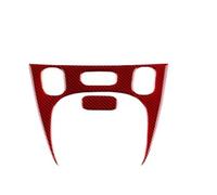 Adhesivo Para El Panel Interior La Palanca Cambios Del Para Fiat Para Panda Para 169 Y Para 319 2013-2025 Volante A Izquierda O A Derecha Accesorios Interior Automóvil(Rojo)