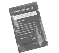 Adhesivo para emergencias de trauma, parches médicos, cuadrados, médicos, sello de pecho, vendajes ventilados, herramienta para exteriores, duradera para heridas abiertas en el pecho