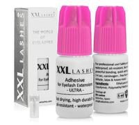Adhesivo para extensiones de pestañas XXL Lashes xD "Ultra", pegamento resistente al aceite y agua, alta durabilidad, secado rápido, idéal para técnica de volumen XD, vegano, 5 ml