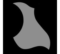 Adhesivo Para Golpeador De Guitarra Acústica Transparente Y Color Caparazón De Tortuga(B)