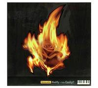 Adhesivo para guitarra y bajo - Real Fire Series - Rose In The Fire, RF-224RS