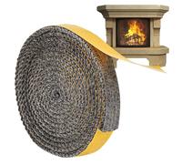 Adhesivo para juntas de estufa, cinta de sellado de chimenea, fijador resistente al calor, cuerda de ventana de alta temperatura, instalación segura duradera para leña, estufas de calefacción de