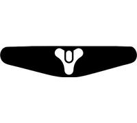 Adhesivo para la barra de luces de la PlayStation PS4 negro negro Destiny Logo (schwarz)