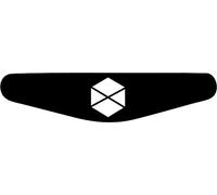 Adhesivo para la barra de luces de la PlayStation PS4 negro negro Destiny Titan (schwarz)