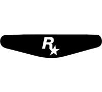 Adhesivo para la barra de luces de la PlayStation PS4 negro negro Rockstar (schwarz)