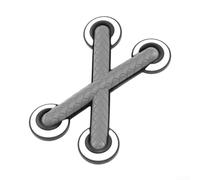 Adhesivo para motocicleta con cordones estéticos 3D para mejorar la superficie en scooters, ciclomotores y bicicletas eléctricas (gris)