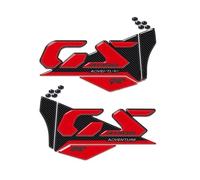Adhesivo para Motocicleta, Protector Lateral del Depósito De Combustible para B&MW R 1300 GS Adventure R1300GS ADV 2024 2025 GS1300 ADV. Protector para el Tanque(Rojo)