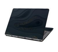 Adhesivo para portátil de 30.5 cm, 33.0 cm, 33.8 cm, 35.6 cm, 38.1 cm, 39.1 cm, 39.6 cm, protector para portátil Toshiba HP, Samsung, Dell, Apple, Acer, Leonovo, Sony, Asus (negro dorado)