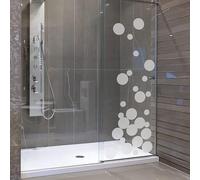 Adhesivo para Puerta de Ducha Pequeñas Burbujas de Jabón 120 x 45 cm