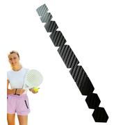 Adhesivo para raqueta, tira protectora de borde de cabeza de remo de 80 cm, cinta de protección para marco de raqueta, calcomanía duradera de 31.5 pulgadas, tira única para proteger la cabeza de la
