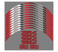 Adhesivo para Rueda Motocicleta Cinta Impermeable Franja Llanta para Benelli TRK 502 X TRK502X 2017 2018 2019 2020 2021 2022 2023(Style 3)