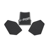 Adhesivo Para Tanque Combustible Adhesivo Para Depósito De Combustible Motocicleta Para Suzuki DL250 V-STROM. Protector Lateral Antideslizante Motocicleta Pegatina(negro 1)
